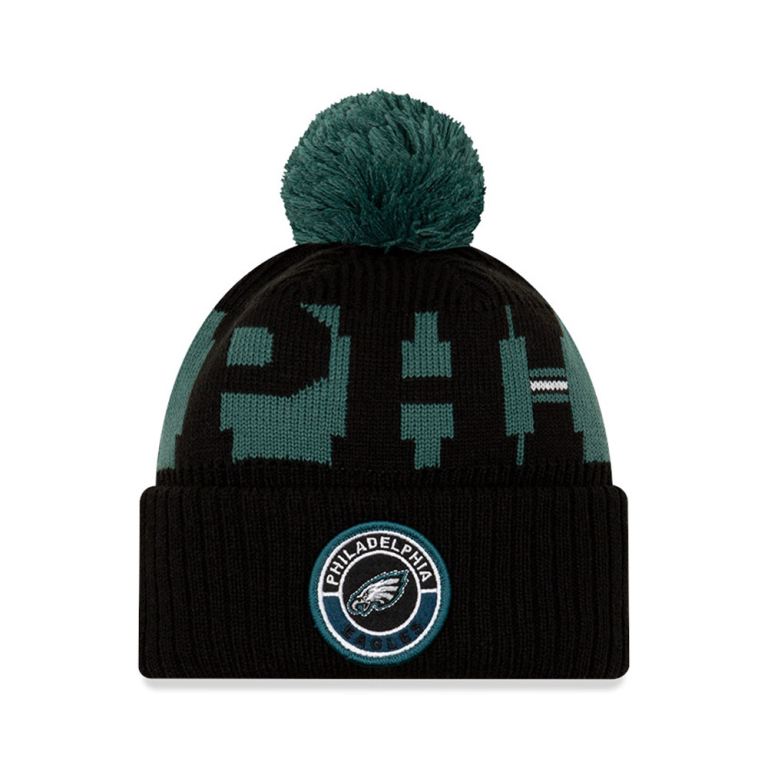 Gorras New Era Beanies Negros - Philadelphia Eagles On Field Kids 72051VTFA